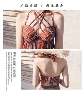 Bikini thổ cẩm 3 chi tiết