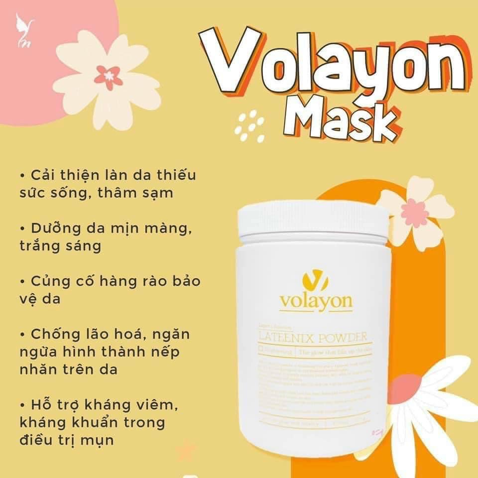 MẶT NẠ HÀN QUỐC TẢO XOẮN DẠNG BỘT VOLAYON 500G