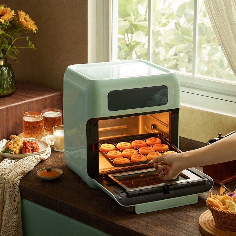 LÒ CHIÊN KHÔNG DẦU TÍCH HỢP NƯỚNG ĐIỆN BEAR 2IN1