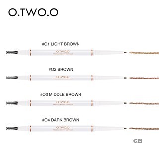 (Hàng Mới Về) Bút Chì Kẻ Lông Mày O.Two.O 2 Trong 1 Chống Nước Lâu Trôi 4 Màu Tùy Chọn | BigBuy360 - bigbuy360.vn