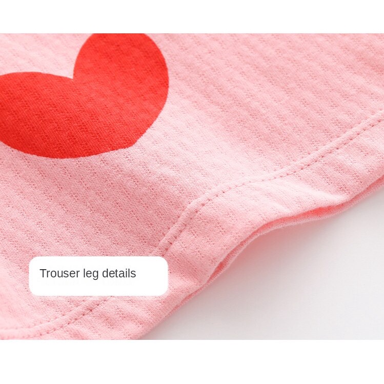 Bộ Áo Thun Tay Ngắn Bằng Cotton Kèm Quần Ngắn In Hoạt Hình Dành Cho Bé Gái 1-6 Tuổi