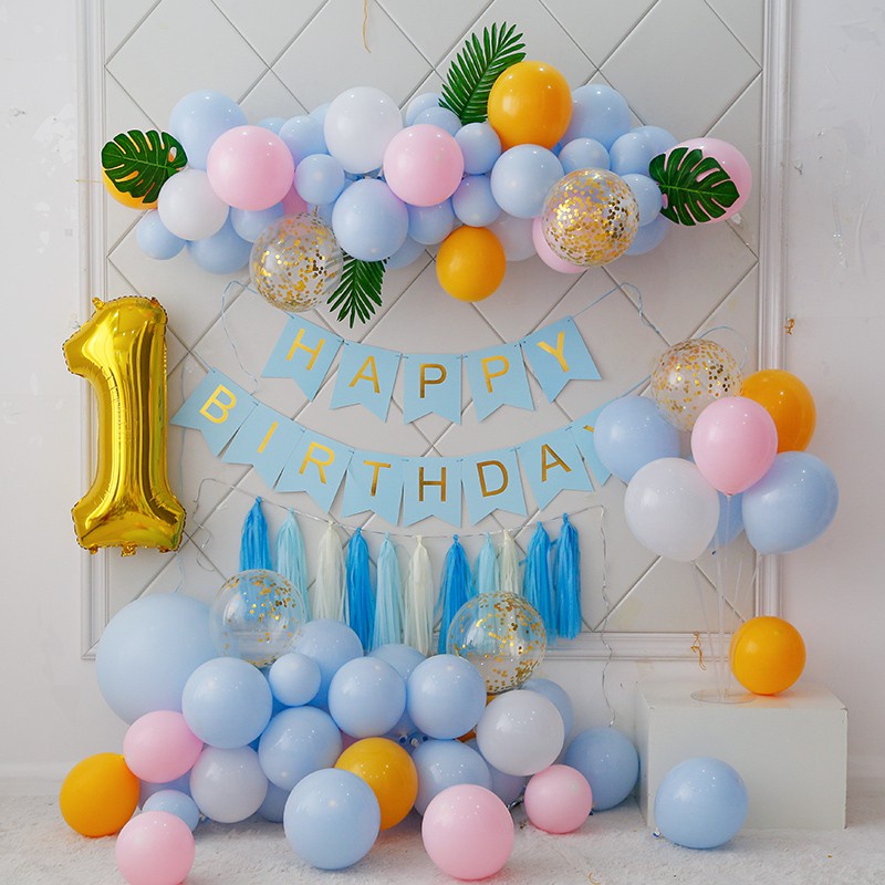 Dây Chữ Happy Birthday Bằng Giấy Tổng Hợp Nhiều Chủ Đề Trang Trí Sinh Nhật - Kemshop