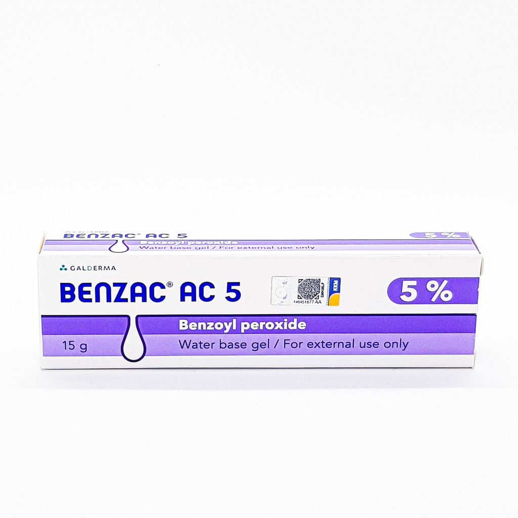 [Auth-Date mới] Kem ngừa mụn Benzac AC 5% Benzoyl Peroxide - Galderma 15g- YUPA.STORE