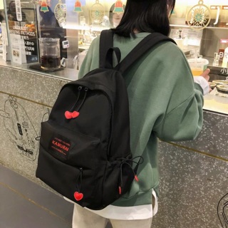 Balo ulzzang khuy trái tim