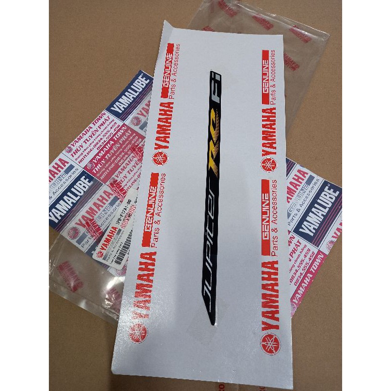 Tem ốp sườn Xe vàng 251 JUPITER RC chính hãng yamaha 1PBF17A10000