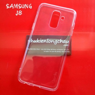 Ốp dẻo silicon trong suốt Samsung J8