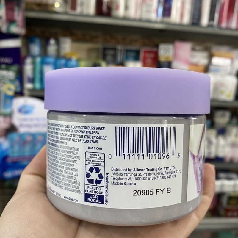TẨY TẾ BÀO CHẾT DOVE EXFOLIATING BODY POLISH 298g Của Mỹ/ Lanvender/ Yến Mạch/ Lựu.