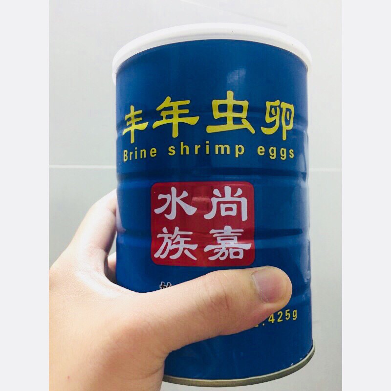 Artemia ấp nở lon xanh , vàng - lon 425g