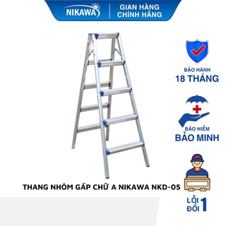 Thang nhôm gấp chữ a nikawa nkd-05
