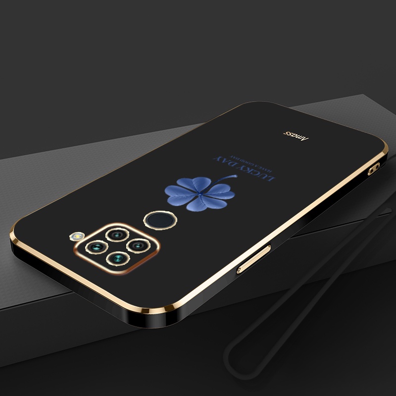 Ốp Điện Thoại Silicon Mạ Viền Đơn Giản Sang Trọng Cho Xiaomi Redmi Note 9 4G Note 9s 9 Pro Max