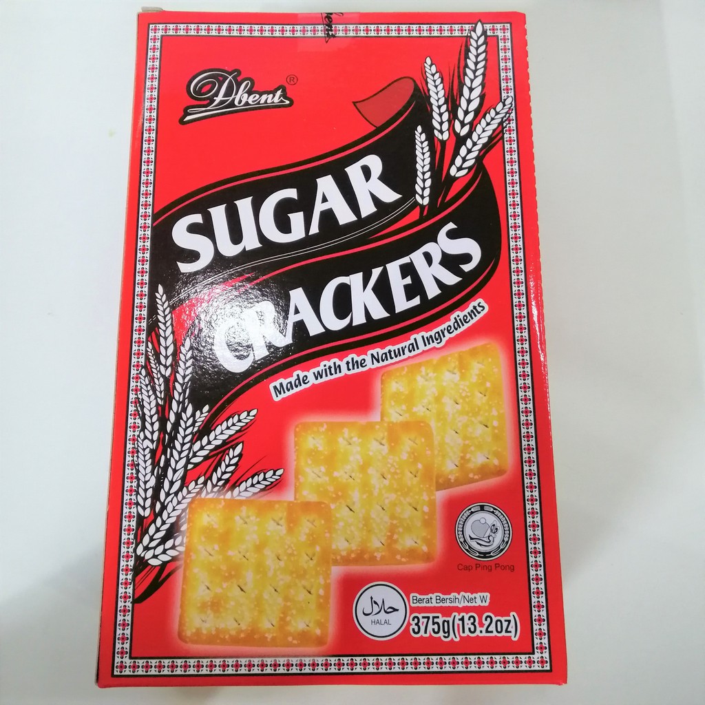 Bánh Lúa Đường Dbent Sugar Crackers (Hộp 375g-đỏ)