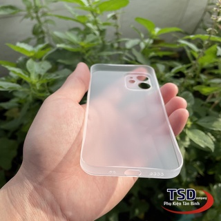 Combo 2 Ốp Lưng Trong Nhám Unibody iPhone 12 Mini Siêu Mỏng