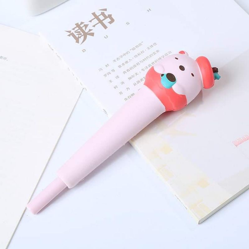 Đồ dùng học tập ⚡ FREESHIP ⚡ Bút bi mực nước bông mềm siêu xinh, cute, ngộ ngĩnh