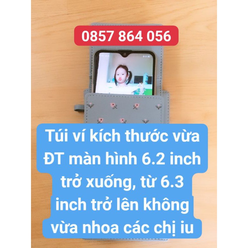 Túi ví Điện Thoại hoạ tiết hoa nhí 2 trong 1 siêu tiện ích | BigBuy360 - bigbuy360.vn