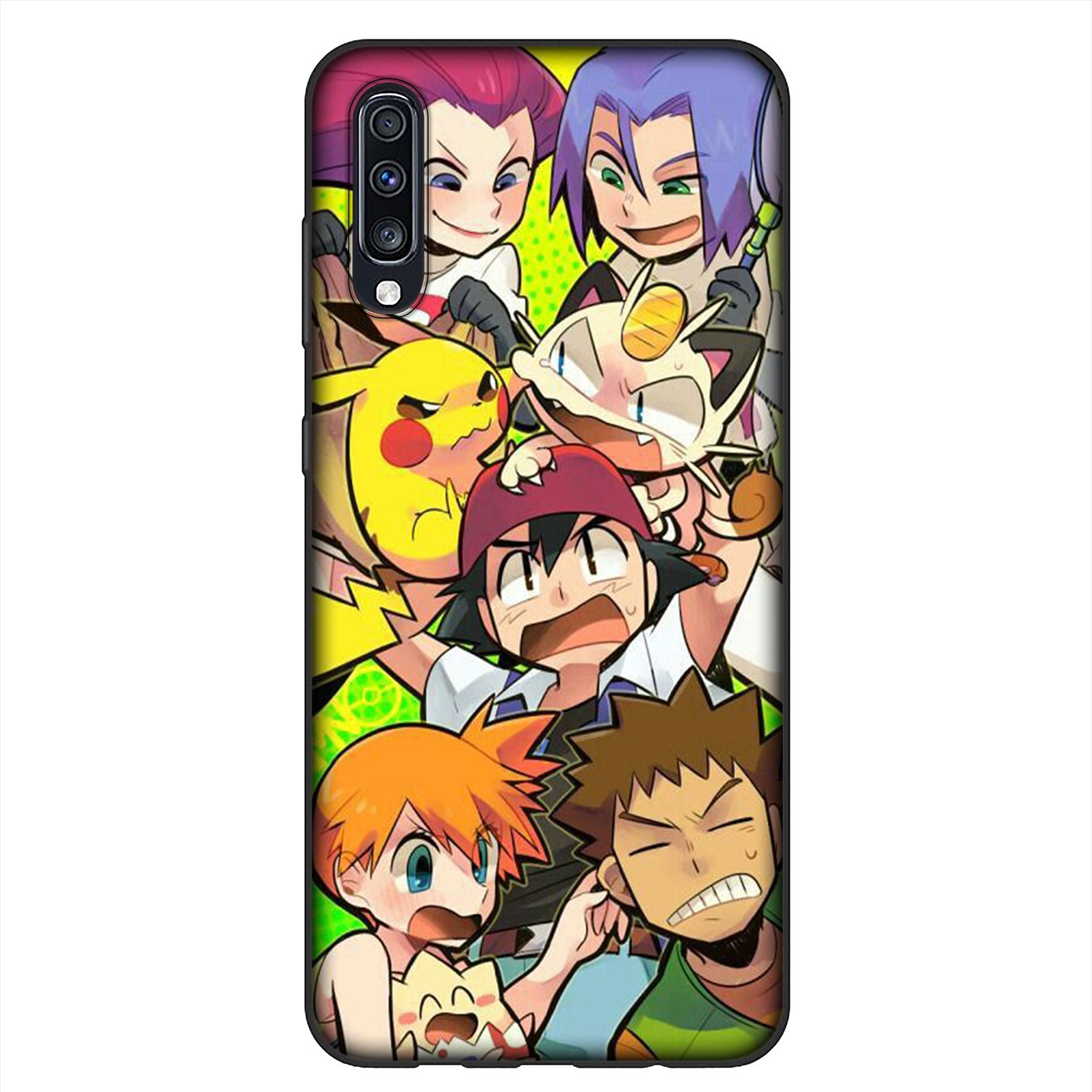 Soft Silicone Samsung Galaxy Note 20 Ultra 10 Plus Lite 9 8 A11 A51 A71 + Phone Case Pikachu Pokémon cute Casing