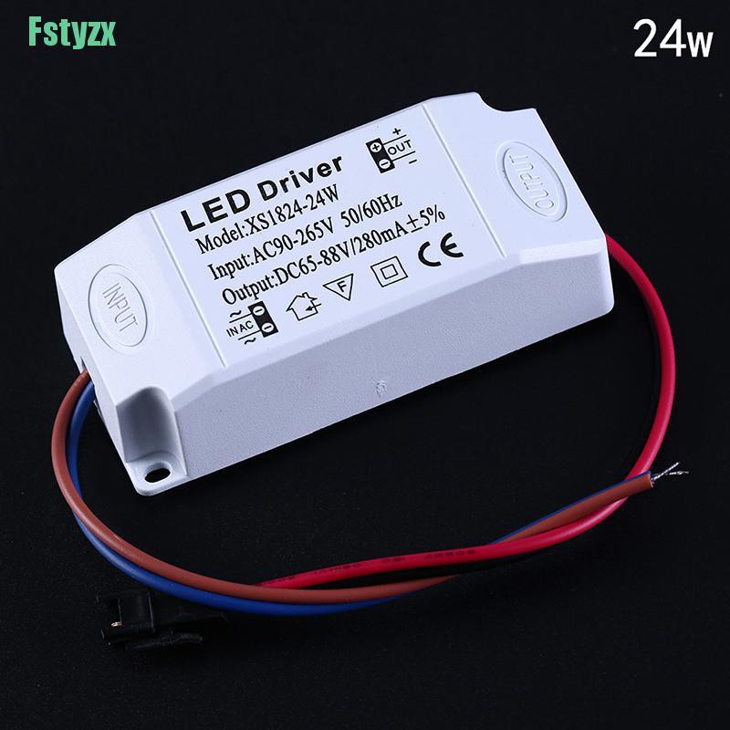 fstyzx 3W 7W 12W 18W 24W power supply driver adapter transformer switch for LED lights