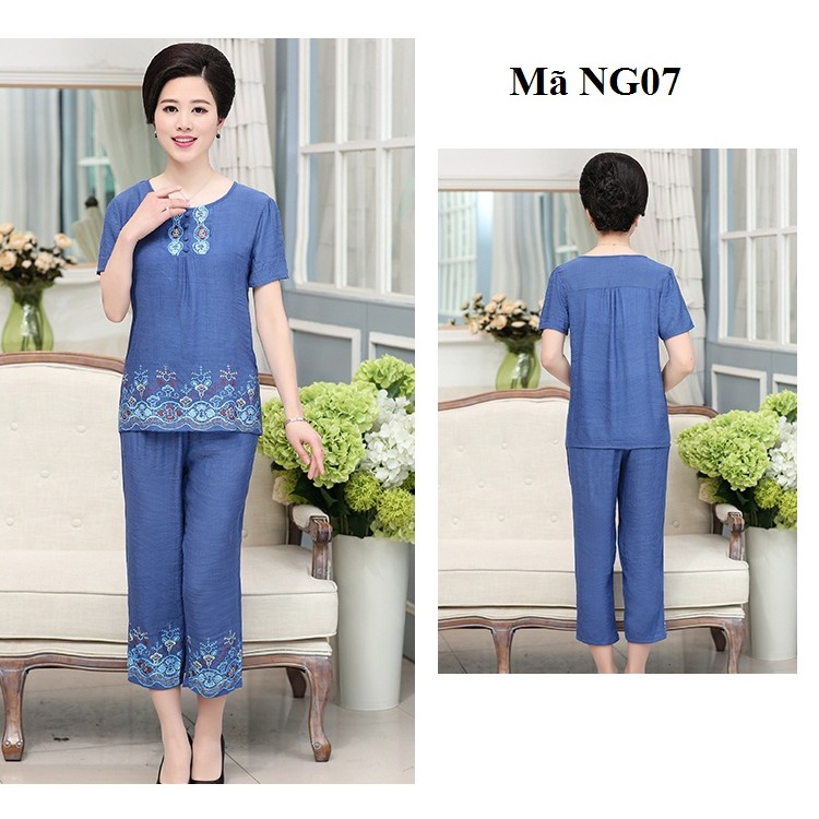 Bộ đồ mặc nhà cho người trung niên NG07,NG08,NG09