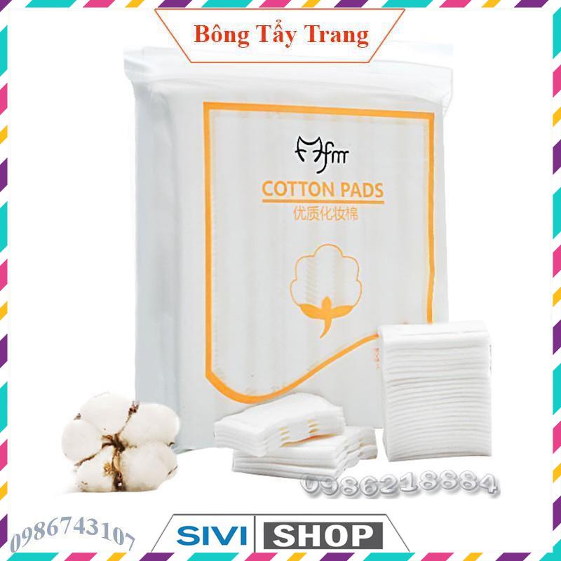Bông tẩy trang 3 lớp Cotton Pads túi 222 miếng
