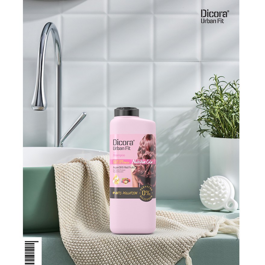 Dầu Gội Dicora Urban Fit Cabellos Tenidos Dành Cho Tóc Nhuộm Chiết Xuất Tinh Dầu Argan 400ml