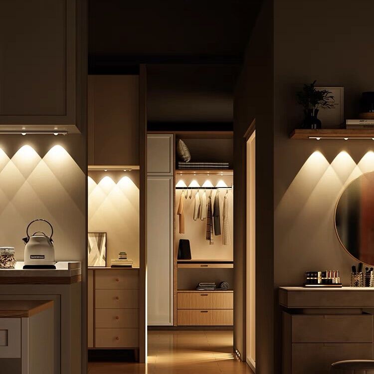 Đèn Led cảm ứng gắn tủ, nhà bếp, phòng vệ sinh