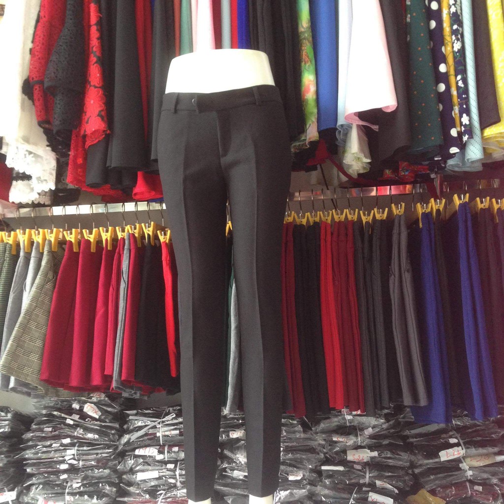 Quần Tây Nữ Công Sở cao cấp LINH CHI vải tuyết mưa loại 1 lưng vừa form ống đứng  đẹp  mặc cực tôn dáng | BigBuy360 - bigbuy360.vn