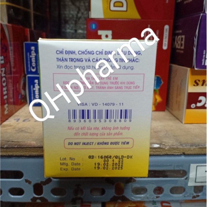 Siro NIC-VITA hộp 20 ống giúp bé ăn ngon phát triển toàn diện.
