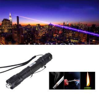 AUshop Portable Laser Light Blue Beam Laser Pointer Pen Super Bright Powerful 405nm