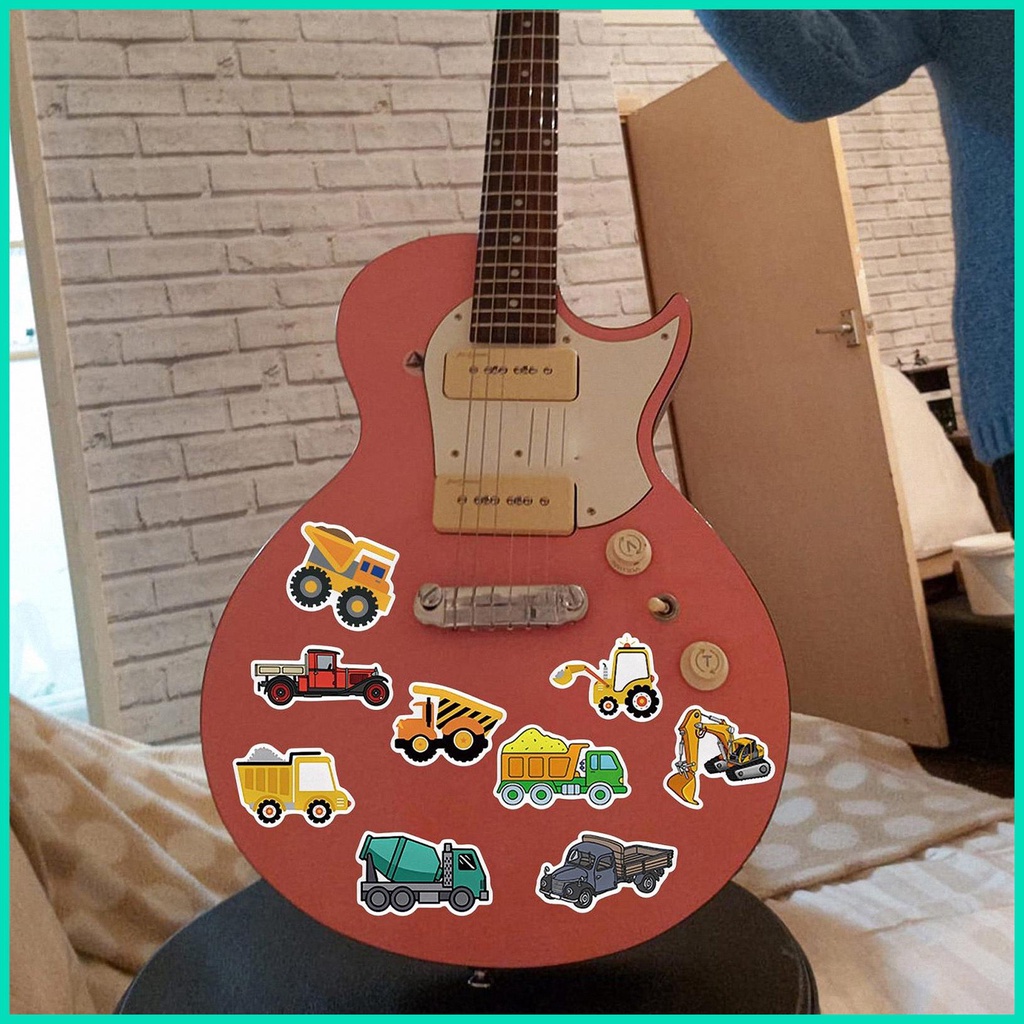 Bộ 50 Miếng Dán Graffiti Chống Thấm Nước Trang Trí Xe Hơi / Laptop / Xe Tải Cho Bé Trai