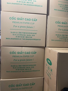 1000 cốc giấy ly giấy 7oz 200ml