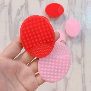 Miếng cọ rửa mặt silicone tẩy tế bào chết, pad rửa mặt ngừa mụn, làm sạch lỗ chân lông