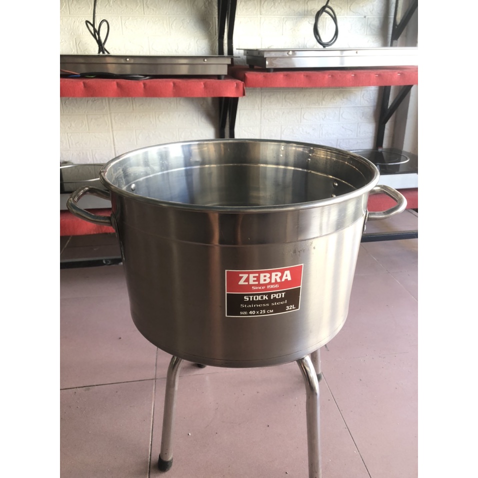 Nồi Inox 32L Zebra 3 lớp siêu bền
