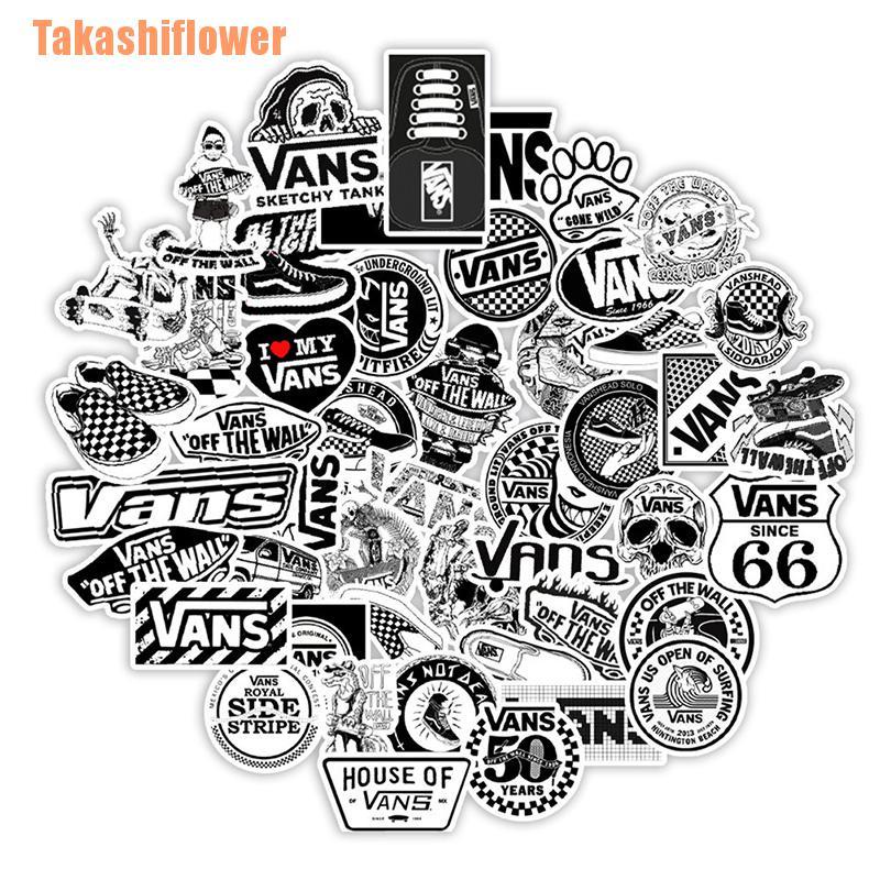 Set 50 Miếng Dán Trang Trí Họa Tiết Graffiti Cá Tính