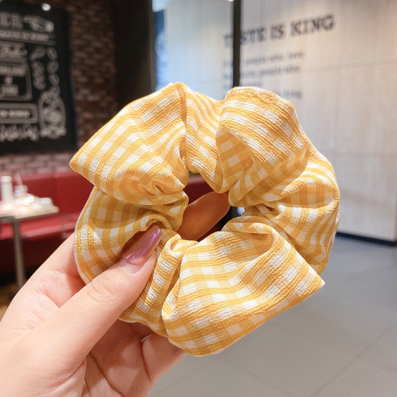 Băng Đô Kẻ Sọc Caro Phong Cách Hàn Quốc 2022 Cho Nữ