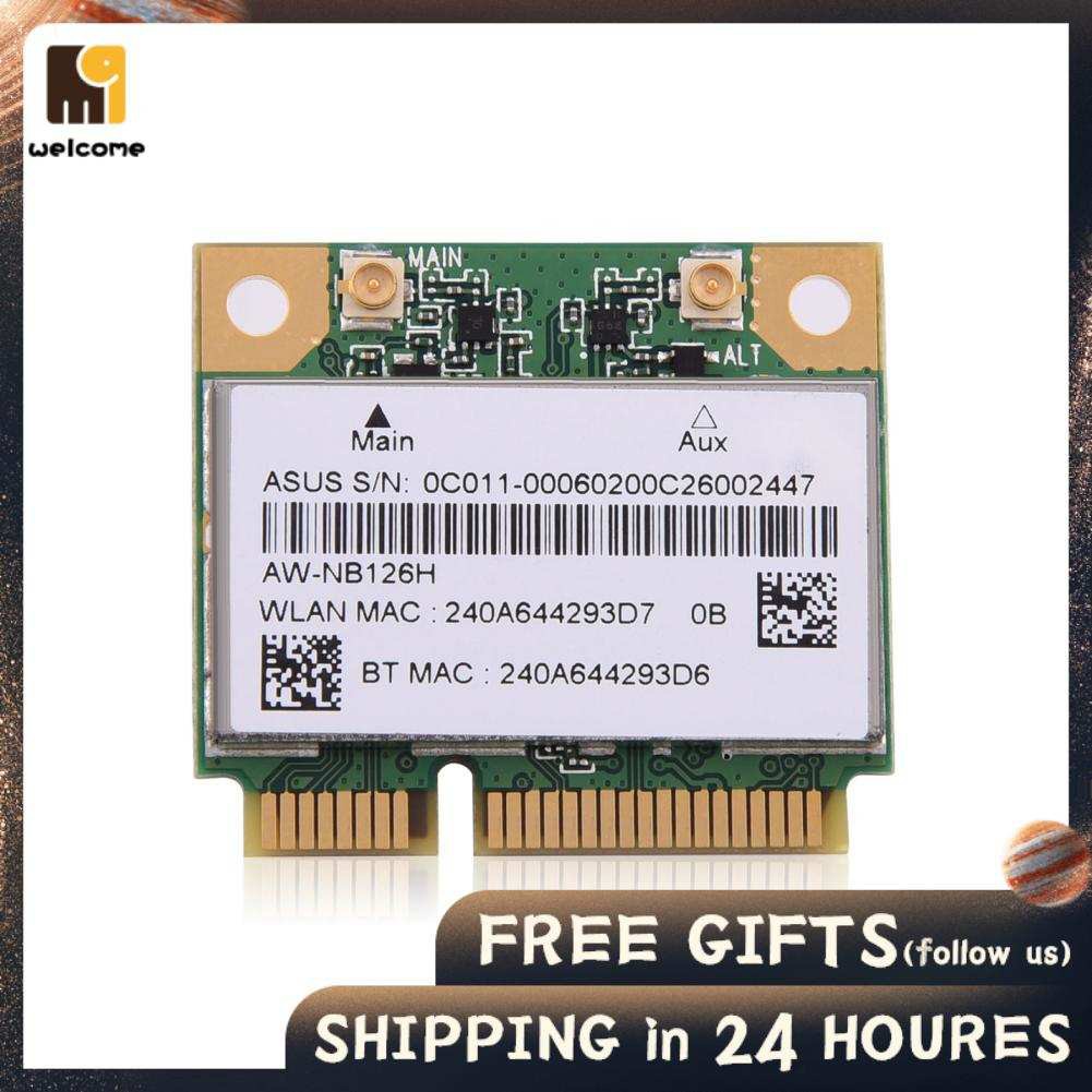 Thẻ Nhớ Không Dây Bluetooth 2.4g 2 Trong 1 Cho Mini Pci-E Slot Dell / Asus / Toshiba / Benq