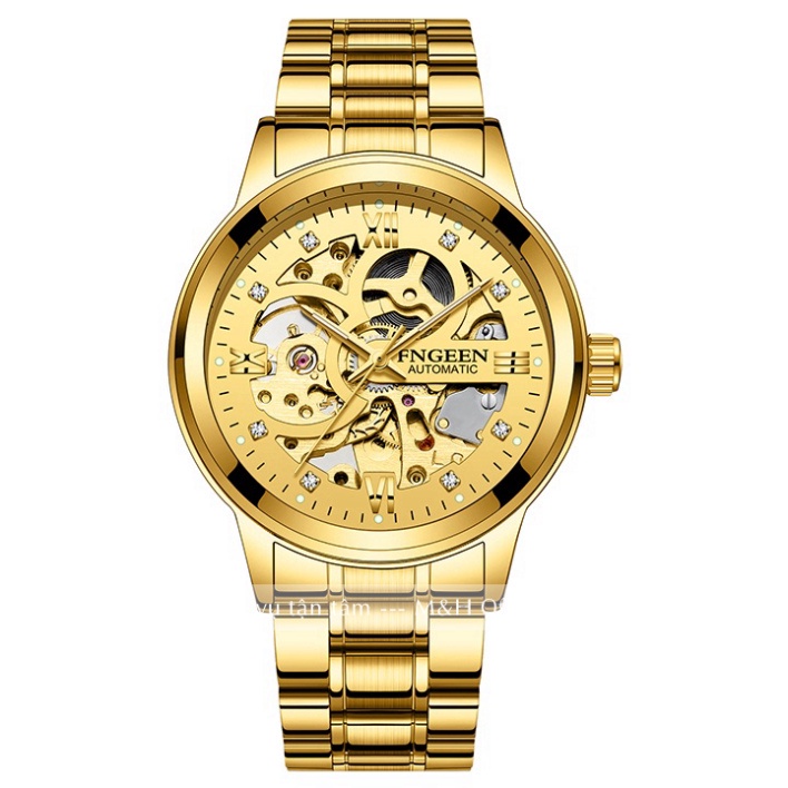Đồng hồ cơ automatic nam Fngeen 6018 cao cấp cơ lộ máy chính hãng, dây thép 316L, thời trang đẹp giá rẻ [Tặng tháo dây] | BigBuy360 - bigbuy360.vn