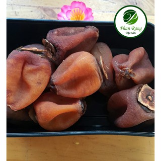 hồng treo sấy gió lên phấn trắng tự nhiên không phải mốc nhé  - đồ ăn vặt - đồ ăn vặt