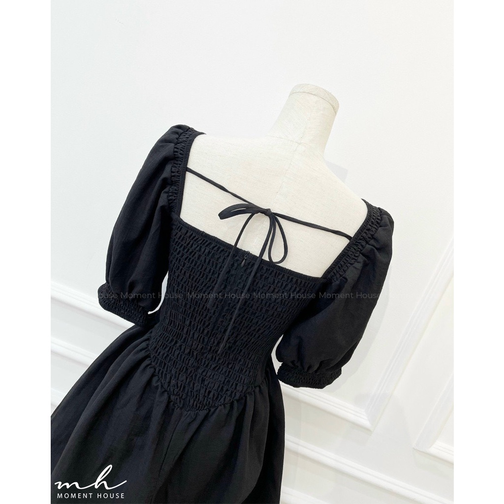 Đầm xòe tay lỡ 3M, dáng ngắn tay bo chun, hàng thiết kế may 2 lớp, có 3 size SML, chất liệu cotton lạnh siêu mềm mịn