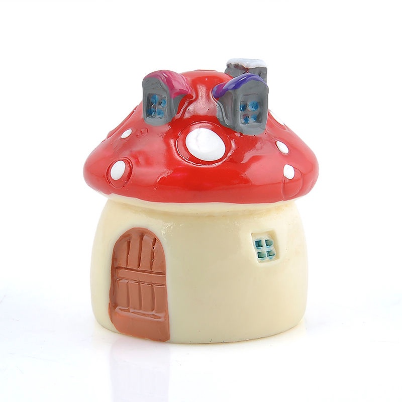 Đồ trang trí Cây Nấm Mini Dễ Thương Dùng Trang Trí Sân Vườn / Nhà Búp Bê DIY