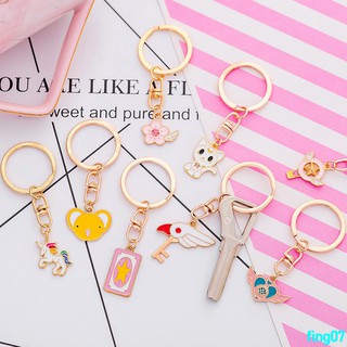 Móc khóa tạo hình nhân vật Sakura dễ thương