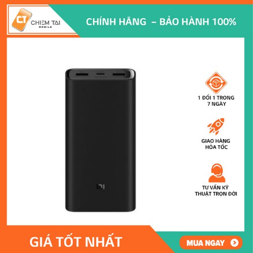 pin sạc dự phòng 20000mAh Xiaomi gen 3_45w