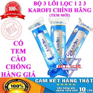 Lõi lọc nước [Karofi CHÍNH HÃNG 100%] bộ lọc nước- Check mã QR