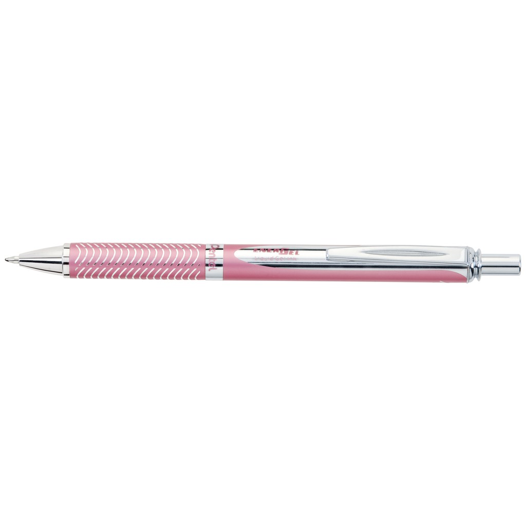 [Tặng 1 ruột] Bút Ký Cao Cấp Pentel mực gel xanh 0.7mm BL407 - Mạ bạc kèm hộp sang trọng