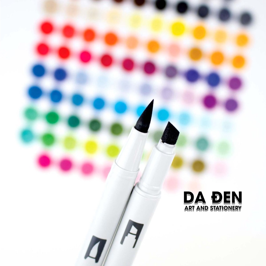 [DA ĐEN] Bộ 5 Bút Dual Marker Tombow ABT Pro - Yellow Tones