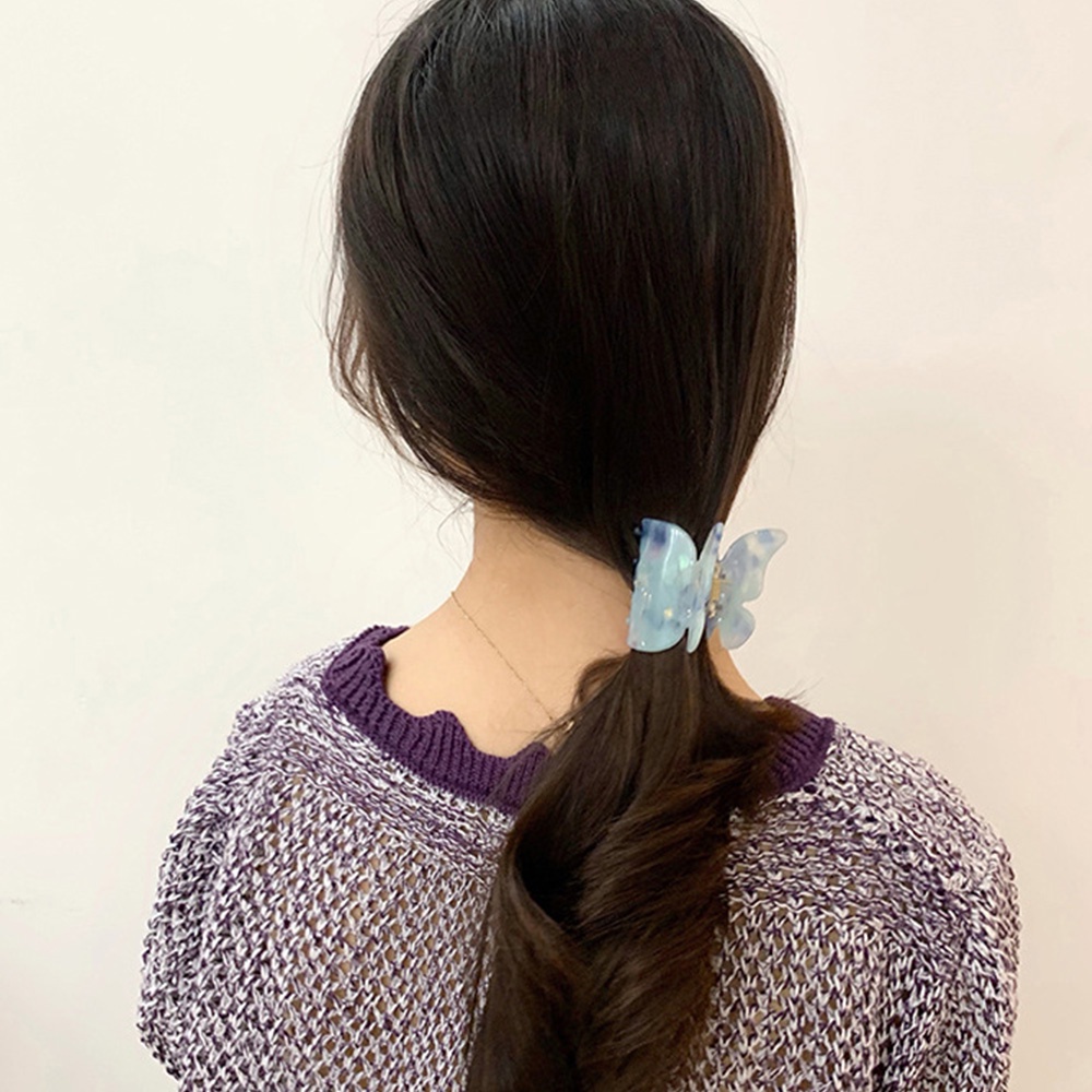 Kẹp tóc càng cua hình bướm màu kẹo ngọt thời trang cho nữ