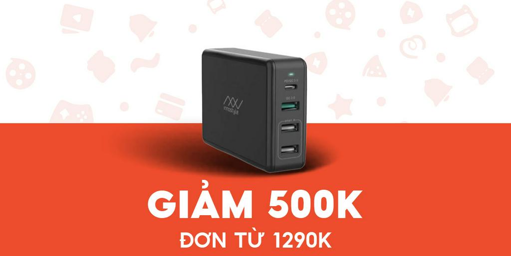 - BẠCH LONG MOBILE - Giảm 500K cho Sạc Innostyle Gomax Pro