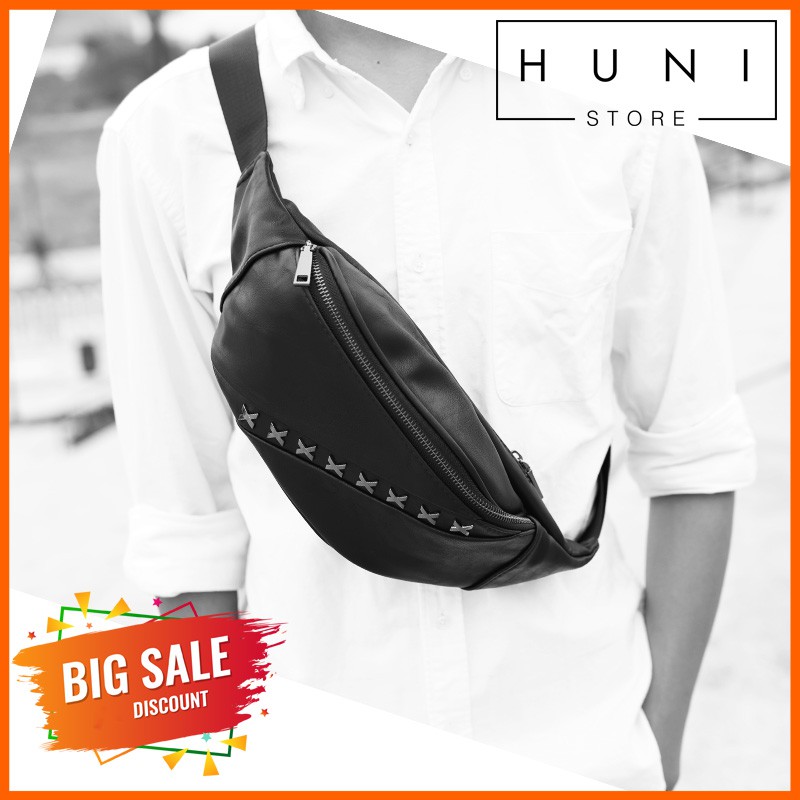 Túi Bao Tử Đeo Chéo Nam Da Cao Cấp - Huni Store 8211 | BigBuy360 - bigbuy360.vn