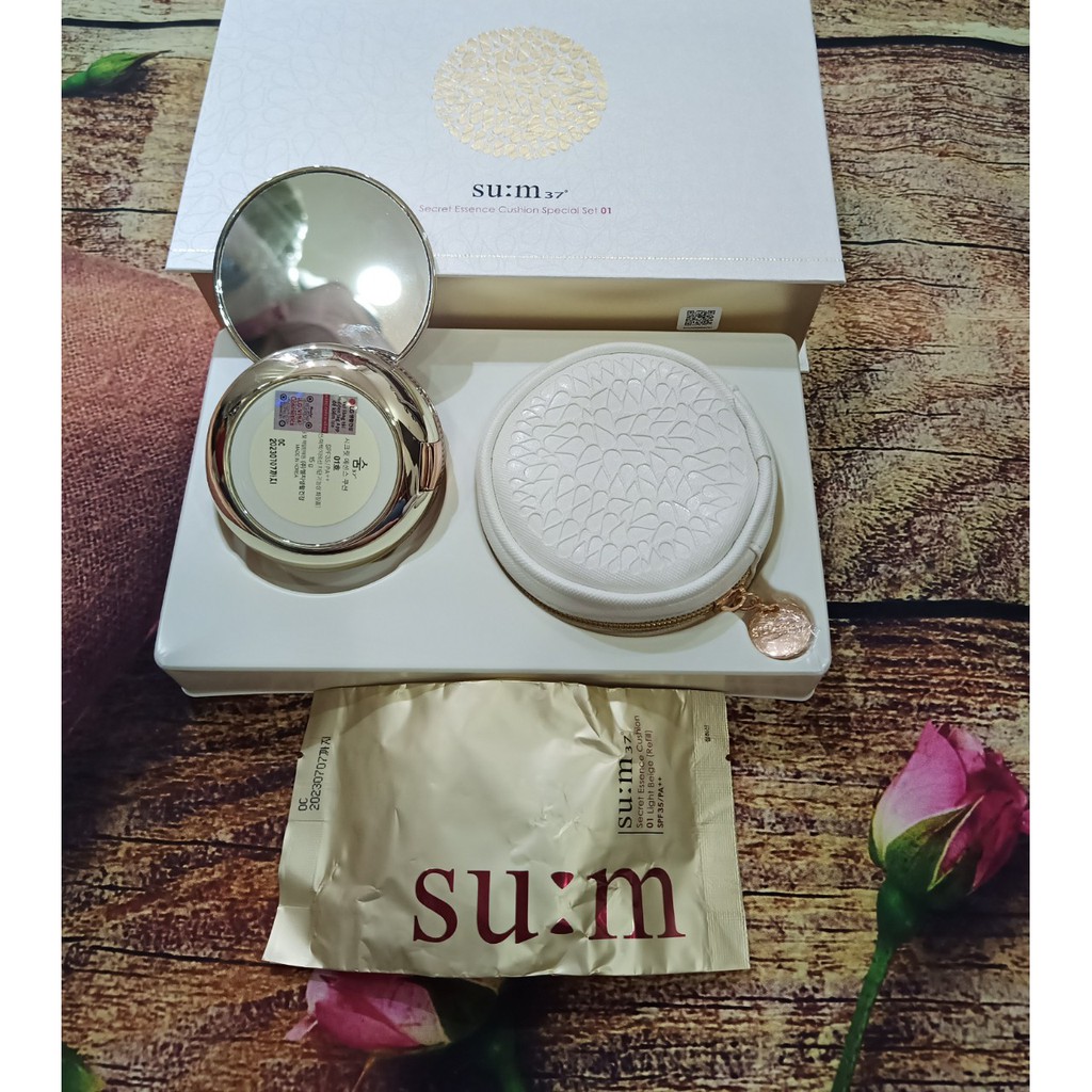 CUSHION SU:M37 - SU:M37 SECRET ESSENCE CUSHION ART COLLABORATION SPECIAL SET | BigBuy360 - bigbuy360.vn