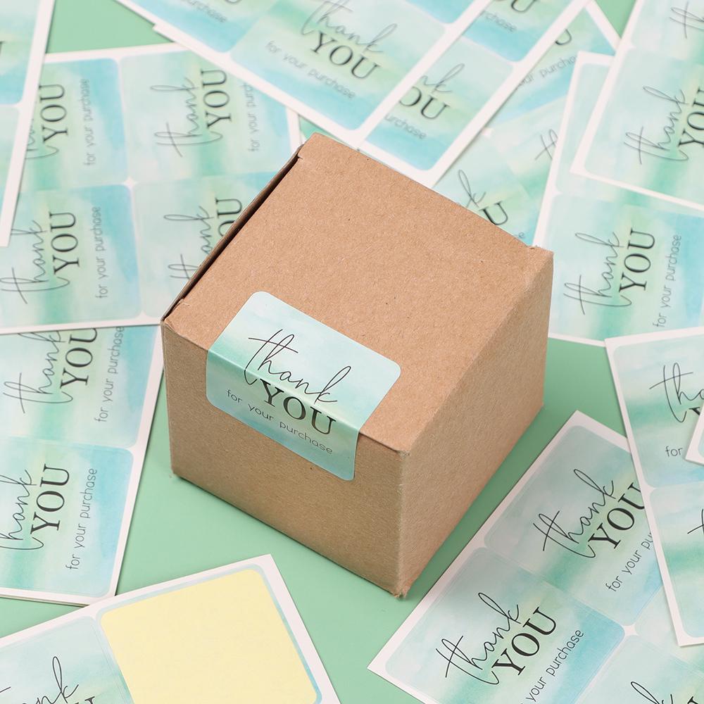 Set 100 Sticker Cảm Ơn Bạn Kích Thước 4 * 4cm