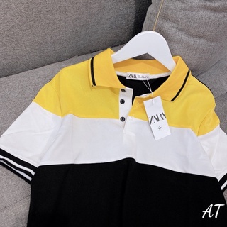 ÁO POLO NAM PHỐI VÀNG