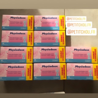 Nước muối sinh cho bé lý Physiodose Pháp